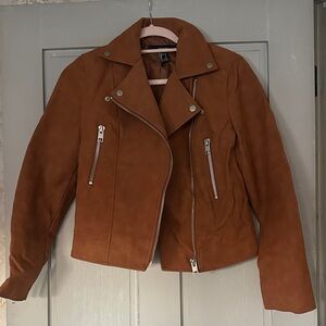 Forever 21 Tan Leather Jacket